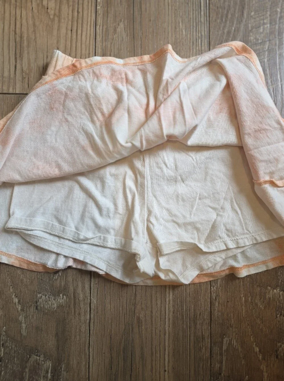 GAP Orange and White Tie-Dye Girls' Skort
